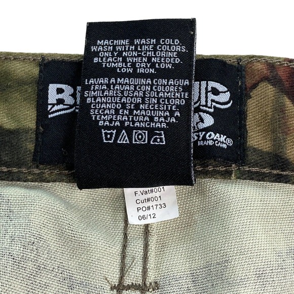 Mossy Oak 2X XXL Real Tree Cargo Pants 44-46 Waist Hunting Camo Style#‎ 25221-MO - Picture 16 of 16